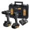 Комплект акумулаторен ударен винтоверт и гайковерт DeWALT DCK2222MP2T-QW, McLaren F1 XR, 18 V, с 2 x 5 Ah батерии, зарядно у-во и куфар / DCK2222MP2T-QW